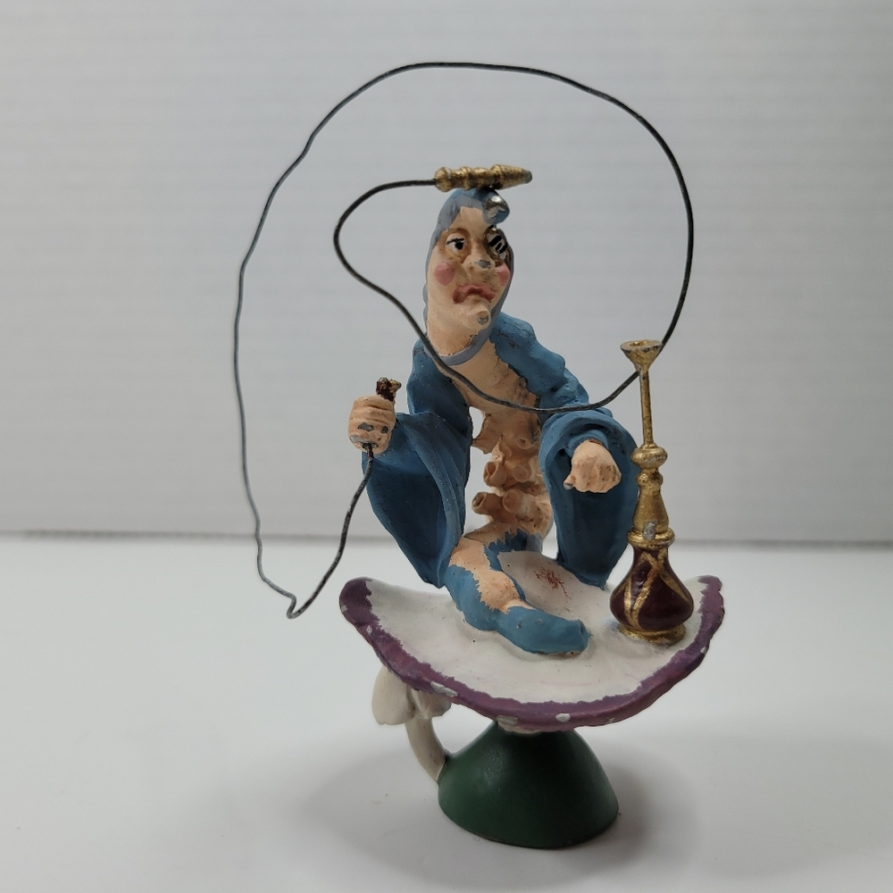 The Hamilton Collection CATERPILLAR Figurine Alice in Wonderland Pewter Rare